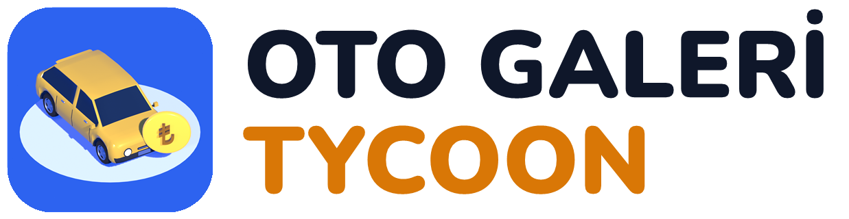 Oto Galeri Tycoon logosu, açık zemin için
