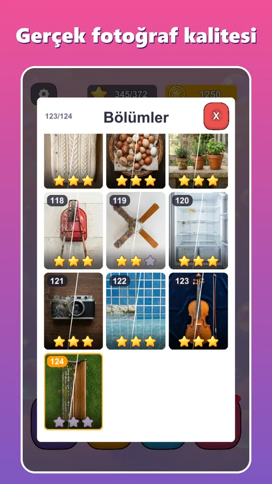 Bölüm listesi: gerçek fotoğraf kalitesi